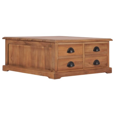 Mesa de centro de madera de teca maciza 68x68x30 cm de vidaXL, Mesas de centro - Ref: Foro24-286274, Precio: 217,39 €, Descue...