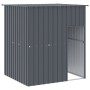 Dog kennel with gray galvanized steel roof 165x153x181 cm by vidaXL, Dog kennels - Ref: Foro24-172363, Price: 248,87 €, Disco...