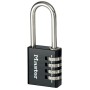 Master Lock Padlock with aluminum code 40 mm black 7640EURDBLKLH by Master Lock, Padlocks and latches - Ref: Foro24-414988, P...