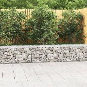 Gabion wall with galvanized steel covers 300x50x50 cm by vidaXL, fence panels - Ref: Foro24-143591, Price: 95,26 €, Discount: %