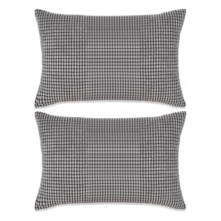 Velvet cushions 40x60 cm gray 2 units by vidaXL, Cushions - Ref: Foro24-132901, Price: 27,44 €, Discount: %