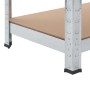 Steel and MDF shelf 80x40x160 cm silver by vidaXL, Industrial shelving - Ref: Foro24-144266, Price: 49,95 €, Discount: %