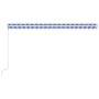 Toldo automático retráctil azul y blanco 500x300 cm de vidaXL, Toldos - Ref: Foro24-3051234, Precio: 507,80 €, Descuento: %