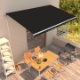 Anthracite gray automatic retractable awning 500x300 cm by vidaXL, Awnings - Ref: Foro24-3051235, Price: 545,88 €, Discount: %