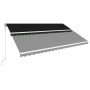 Toldo retráctil automático gris antracita 500x300 cm de vidaXL, Toldos - Ref: Foro24-3051235, Precio: 545,88 €, Descuento: %