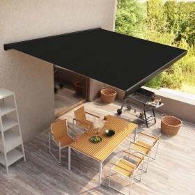 Toldo de carrete motorizado gris antracita 450x300 cm de vidaXL, Toldos - Ref: Foro24-3052691, Precio: 782,99 €, Descuento: %