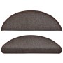 Stair mats 15 units coffee brown 65x24x4 cm by vidaXL, Stair mats - Ref: Foro24-133888, Price: 63,40 €, Discount: %