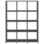 Estantería de 12 cubos de tela gris 103x30x141 cm de vidaXL, Librerías y estanterías - Ref: Foro24-322616, Precio: 43,40 €, D...
