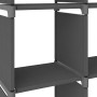 12-cube gray fabric shelf 103x30x141 cm by vidaXL, Bookcases and shelves - Ref: Foro24-322616, Price: 41,79 €, Discount: %