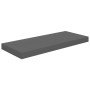 Glossy gray MDF floating wall shelf 60x23.5x3.8 cm by vidaXL, Shelves and shelves - Ref: Foro24-323790, Price: 18,99 €, Disco...