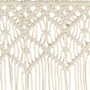 Cortina de macramé algodón 140x240 cm de vidaXL, Cortinas y visillos - Ref: Foro24-323975, Precio: 48,48 €, Descuento: %