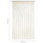 Cortina de macramé algodón 140x240 cm de vidaXL, Cortinas y visillos - Ref: Foro24-323975, Precio: 48,48 €, Descuento: %