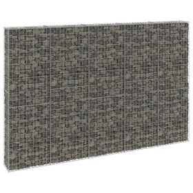 Gabion wall with galvanized steel covers 300x30x200 cm by vidaXL, fence panels - Ref: Foro24-147823, Price: 231,32 €, Discoun...