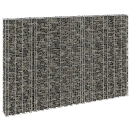 Gabion wall with galvanized steel covers 300x30x200 cm by vidaXL, fence panels - Ref: Foro24-147823, Price: 202,28 €, Discoun...