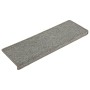 Alfombras de peldaños de escalera 15uds blanco y gris 65x21x4cm de vidaXL, Alfombrillas para escalones - Ref: Foro24-326198, ...