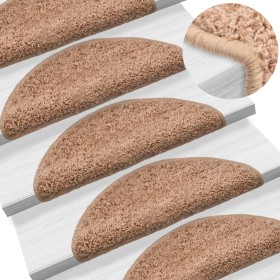 Stair mats 10 units beige 65x21x4 cm by vidaXL, Stair mats - Ref: Foro24-149803, Price: 51,99 €, Discount: %