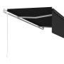 Manual retractable awning with anthracite gray blinds 5x3 m by vidaXL, Awnings - Ref: Foro24-3069349, Price: 530,99 €, Discou...