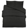 Black cotton duvet cover set 135x200 cm by vidaXL, Duvet covers - Ref: Foro24-136117, Price: 24,72 €, Discount: %