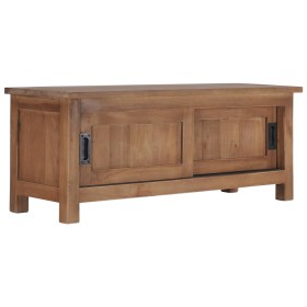 Solid teak wood TV cabinet 90x30x35 cm by vidaXL, TV Furniture - Ref: Foro24-286275, Price: 166,99 €, Discount: %