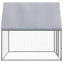 Galvanized steel outdoor chicken coop cage 2x2x2 m by vidaXL, Cages and habitats for small animals - Ref: Foro24-150776, Pric...