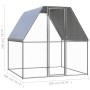 Galvanized steel outdoor chicken coop cage 2x2x2 m by vidaXL, Cages and habitats for small animals - Ref: Foro24-150776, Pric...