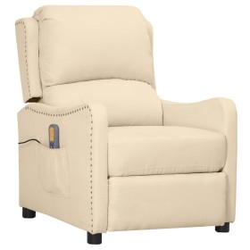 Cream fabric massage chair by vidaXL, Electric massage chairs - Ref: Foro24-339039, Price: 180,99 €, Discount: %