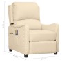 Liftable cream fabric massage chair by vidaXL, Electric massage chairs - Ref: Foro24-3093414, Price: 256,37 €, Discount: %