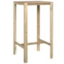 Impregnated pine wood bar table 60x60x110 cm by vidaXL, Garden tables - Ref: Foro24-318219, Price: 64,09 €, Discount: %