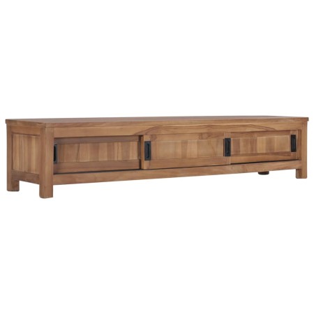 Solid teak TV cabinet 150x30x30 cm by vidaXL, TV Furniture - Ref: Foro24-286276, Price: 225,42 €, Discount: %