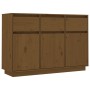 Aparador de madera maciza de pino marrón miel 110x34x75 cm de vidaXL, Aparadores - Ref: Foro24-813817, Precio: 147,14 €, Desc...