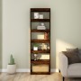 Smoked oak shelving/space divider 60x30x198 cm by vidaXL, Bookcases and shelves - Ref: Foro24-813611, Price: 96,95 €, Discoun...