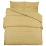 Taupe gray cotton duvet cover set 155x220 cm by vidaXL, Duvet covers - Ref: Foro24-136135, Price: 28,99 €, Discount: %