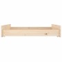 Cajones de cama 2 unidades madera maciza de pino de vidaXL, Camas y accesorios - Ref: Foro24-814974, Precio: 85,00 €, Descuen...