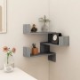 Sonoma Gray Wall Corner Shelf 40x40x50 cm by vidaXL, Shelves and shelves - Ref: Foro24-815206, Price: 24,30 €, Discount: %