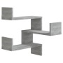 Sonoma Gray Wall Corner Shelf 40x40x50 cm by vidaXL, Shelves and shelves - Ref: Foro24-815206, Price: 24,30 €, Discount: %