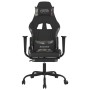 Silla gaming de masaje con reposapiés tela negro y camuflaje de vidaXL, Sillones para videojuegos - Ref: Foro24-345490, Preci...