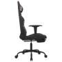 Massage-Gaming-Stuhl mit Fußstütze aus schwarzem und tarnfarbenem Stoff von vidaXL, Gaming-Stühle - Ref: Foro24-345490, Preis...