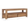 Solid teak TV cabinet 120x30x40 cm by vidaXL, TV Furniture - Ref: Foro24-286277, Price: 215,99 €, Discount: %