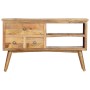 Aparador de madera maciza de mango 102x35x61 cm de vidaXL, Aparadores - Ref: Foro24-286295, Precio: 194,17 €, Descuento: %