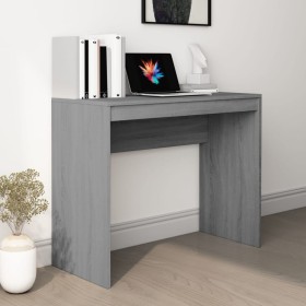 Gray Sonoma plywood desk 90x40x72 cm by vidaXL, Desks - Ref: Foro24-815304, Price: 45,97 €, Discount: %