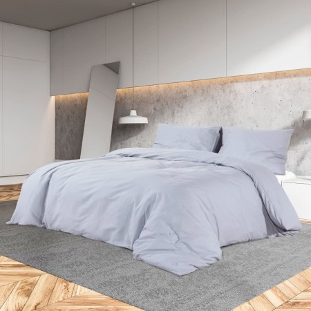 Gray cotton duvet cover set 200x200 cm by vidaXL, Duvet covers - Ref: Foro24-136107, Price: 29,84 €, Discount: %