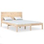 Solid wood bed frame 120x190 cm by vidaXL, Beds and slatted bases - Ref: Foro24-3104123, Price: 136,99 €, Discount: %