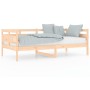 Sofá cama madera maciza de pino 90x190 cm de vidaXL, Camas y somieres - Ref: Foro24-820307, Precio: 97,84 €, Descuento: %