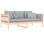 Sofá cama madera maciza de pino 90x190 cm de vidaXL, Camas y somieres - Ref: Foro24-820307, Precio: 97,84 €, Descuento: %