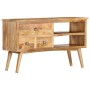 Aparador de madera maciza de mango 102x35x61 cm de vidaXL, Aparadores - Ref: Foro24-286295, Precio: 194,17 €, Descuento: %