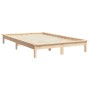 Estructura de cama madera maciza de pino 140x200 cm de vidaXL, Camas y somieres - Ref: Foro24-820541, Precio: 116,91 €, Descu...