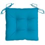 Cojines de silla de jardín 4 uds tela Oxford azul 40x40x7 cm de vidaXL, Cojines para sillas y sofás - Ref: Foro24-314873, Pre...