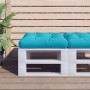 Cushion for pallet sofa turquoise fabric 60x60x12 cm by vidaXL, Cushions for chairs and sofas - Ref: Foro24-360468, Price: 29...