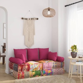 Cushion set 7 pieces pink fabric by vidaXL, Cushions for chairs and sofas - Ref: Foro24-350381, Price: 58,76 €, Discount: %