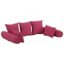 Kissenset 7-teilig aus rosa Stoff von vidaXL, Kissen für Stühle und Sofas - Ref: Foro24-350381, Preis: 58,76 €, Rabatt: %